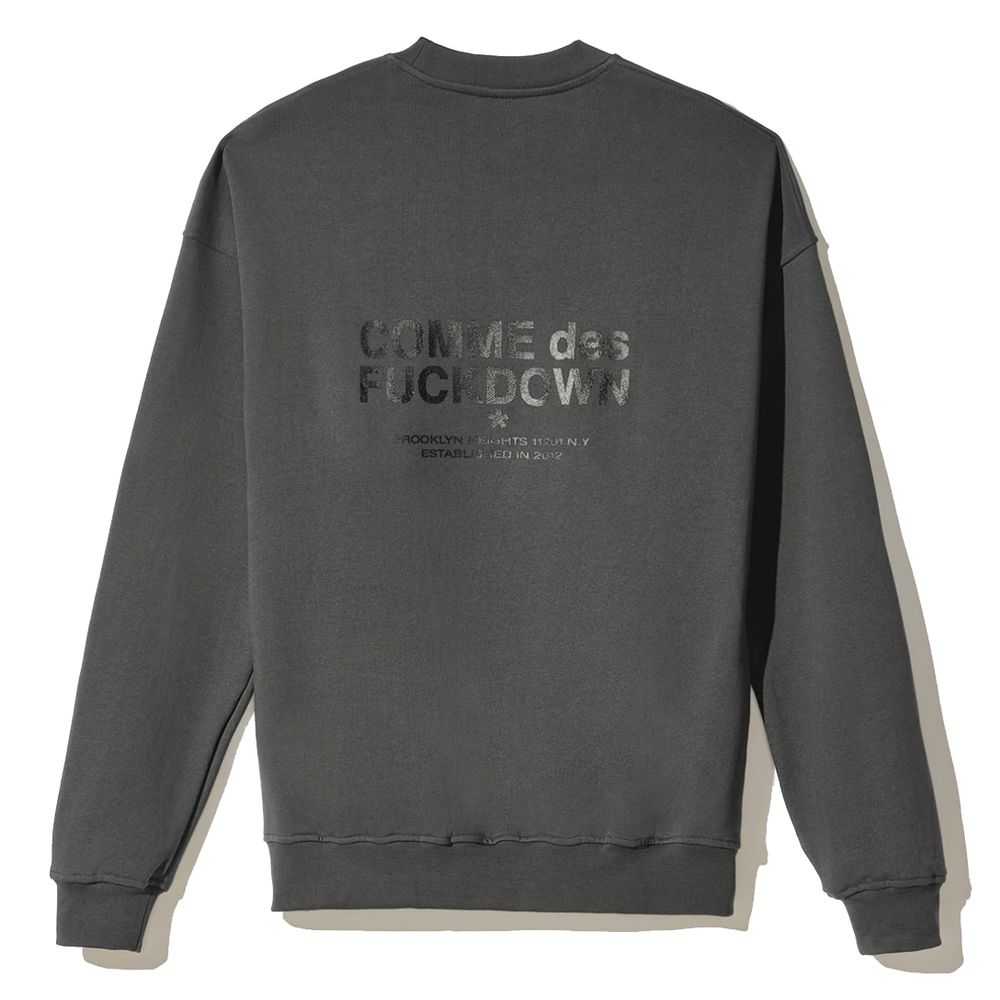 Gray Cotton Sweater - GlamHub Luxury and Icon Brand Clothing