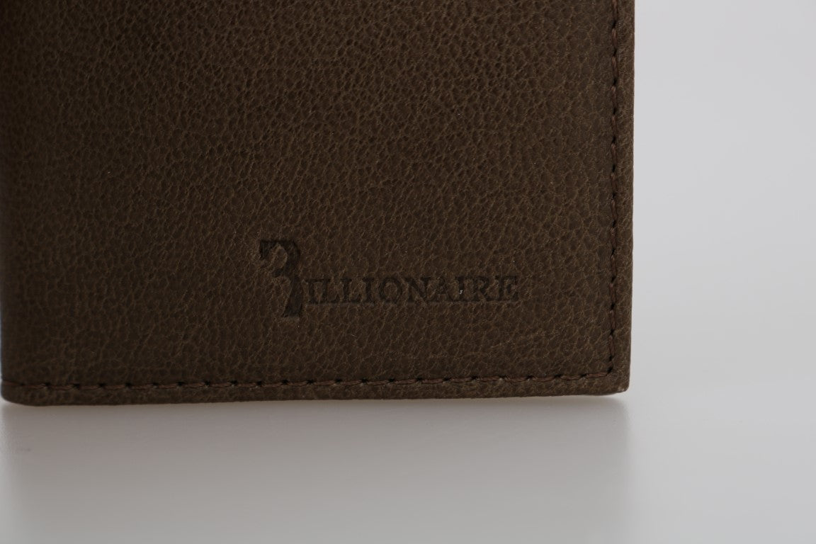 Elegant Leather Men's Wallet in Brown - GLAMHUB BOUTIQUE 