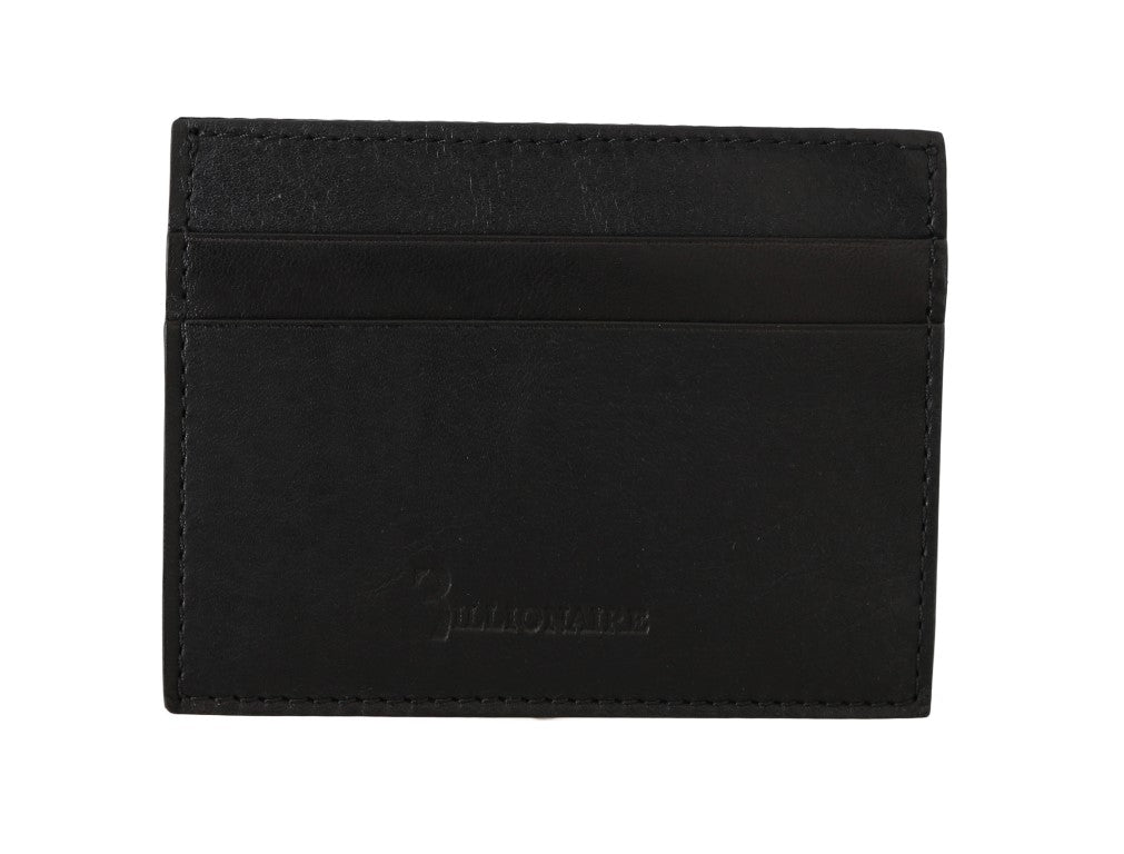 Exquisite Black Leather Men's Wallet - GLAMHUB BOUTIQUE 