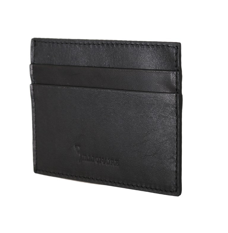 Exquisite Black Leather Men's Wallet - GLAMHUB BOUTIQUE 