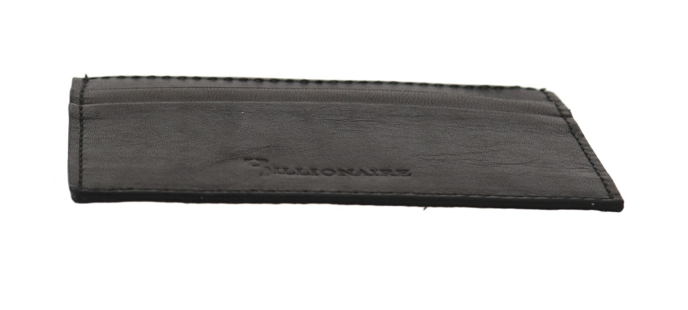 Exquisite Black Leather Men's Wallet - GLAMHUB BOUTIQUE 