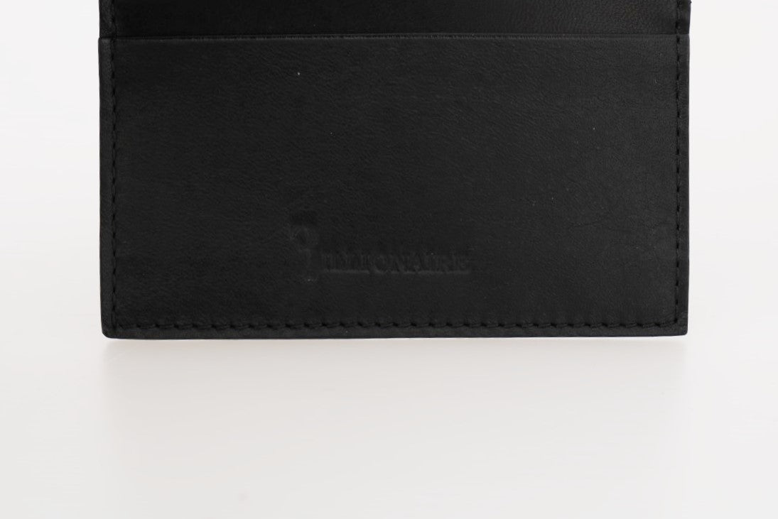 Exquisite Black Leather Men's Wallet - GLAMHUB BOUTIQUE 