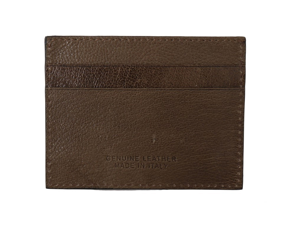 Elegant Turtledove Leather Men's Wallet - GLAMHUB BOUTIQUE 