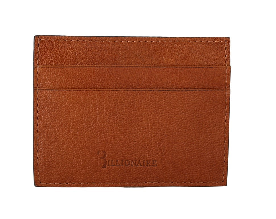 Elegant Men's Leather Wallet in Brown - GLAMHUB BOUTIQUE 