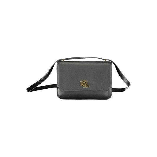 Black Leather Handbag - GLAMHUB BOUTIQUE 