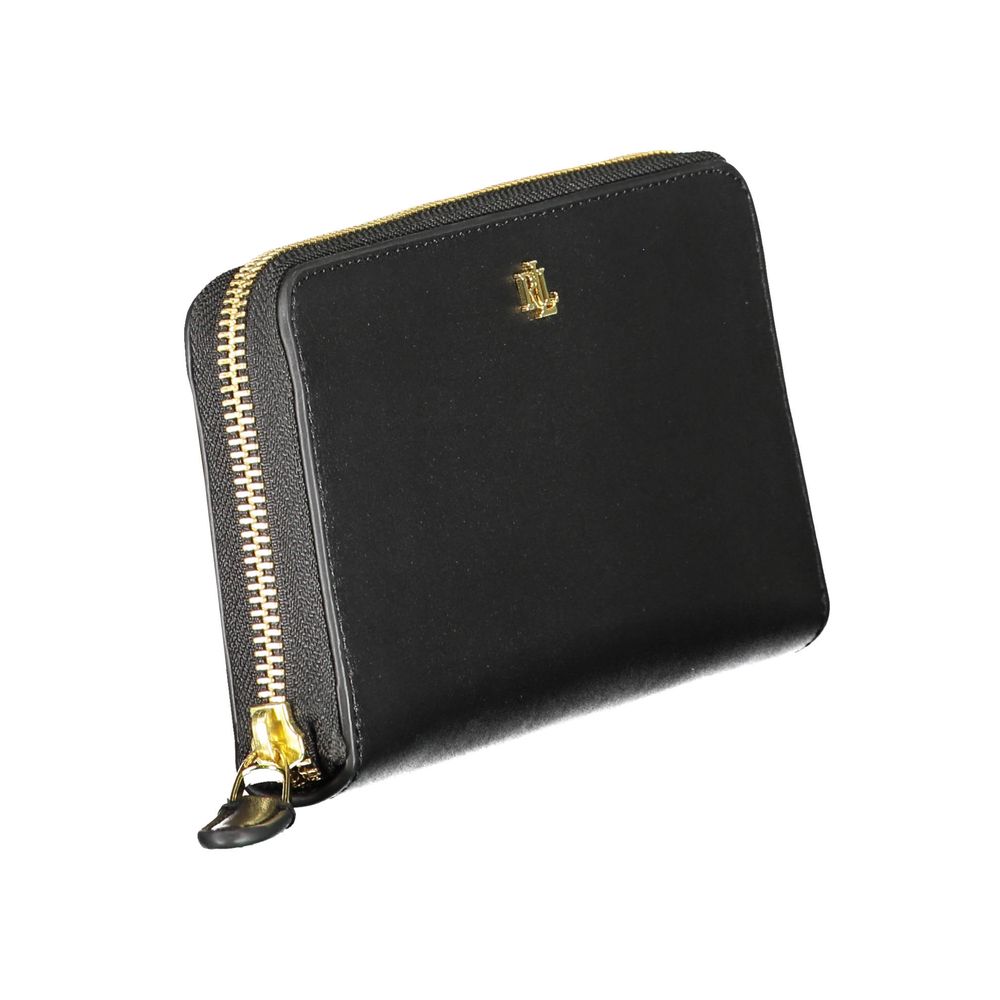 Black Leather Wallet - GLAMHUB BOUTIQUE 