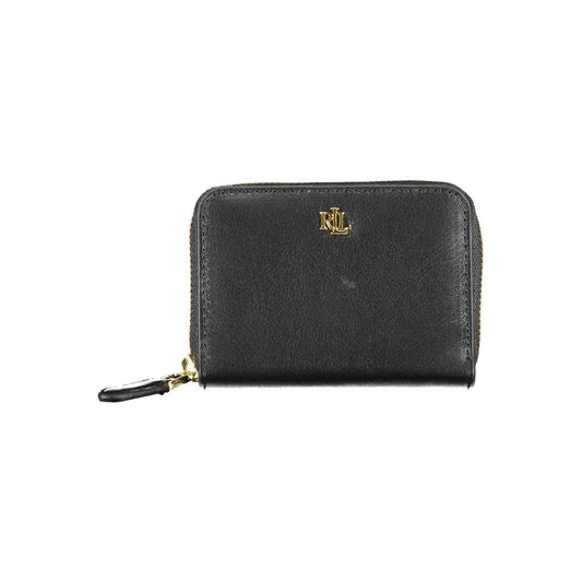 Black Leather Wallet - GLAMHUB BOUTIQUE 