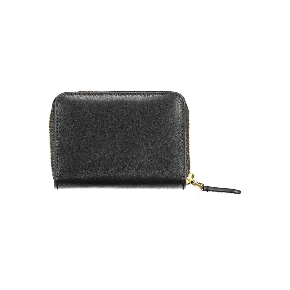 Black Leather Wallet - GLAMHUB BOUTIQUE 