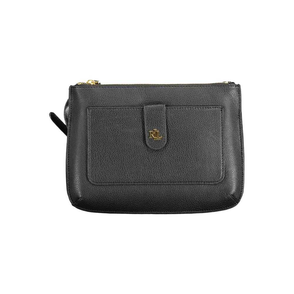 Black Leather Handbag - GLAMHUB BOUTIQUE 