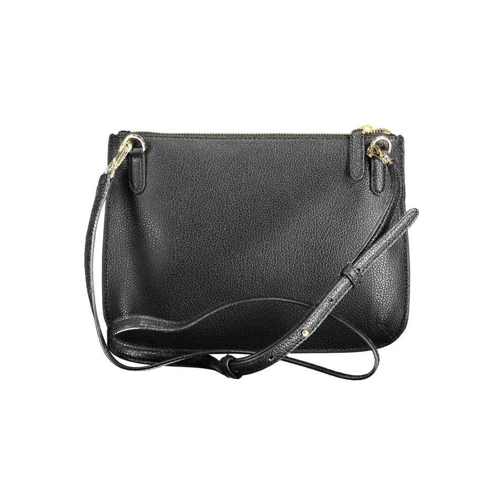 Black Leather Handbag - GLAMHUB BOUTIQUE 