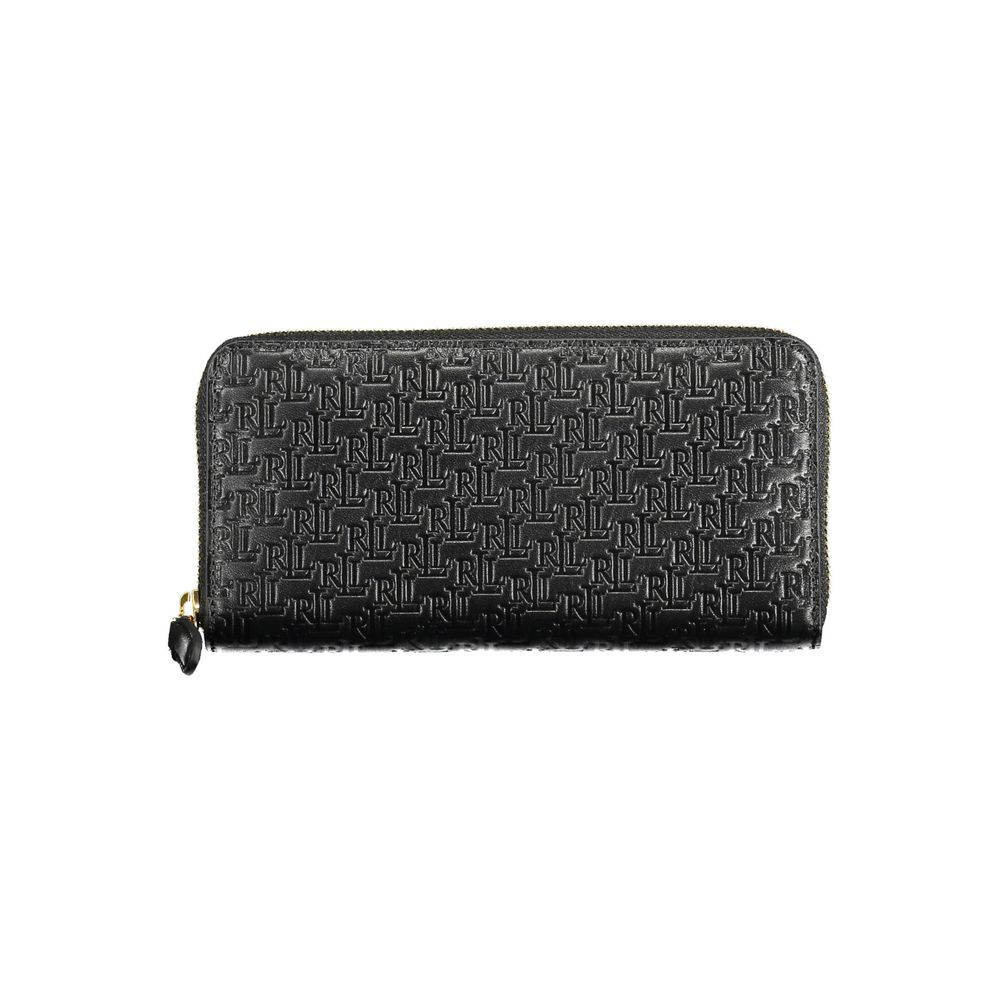 Black Leather Wallet - GLAMHUB BOUTIQUE 