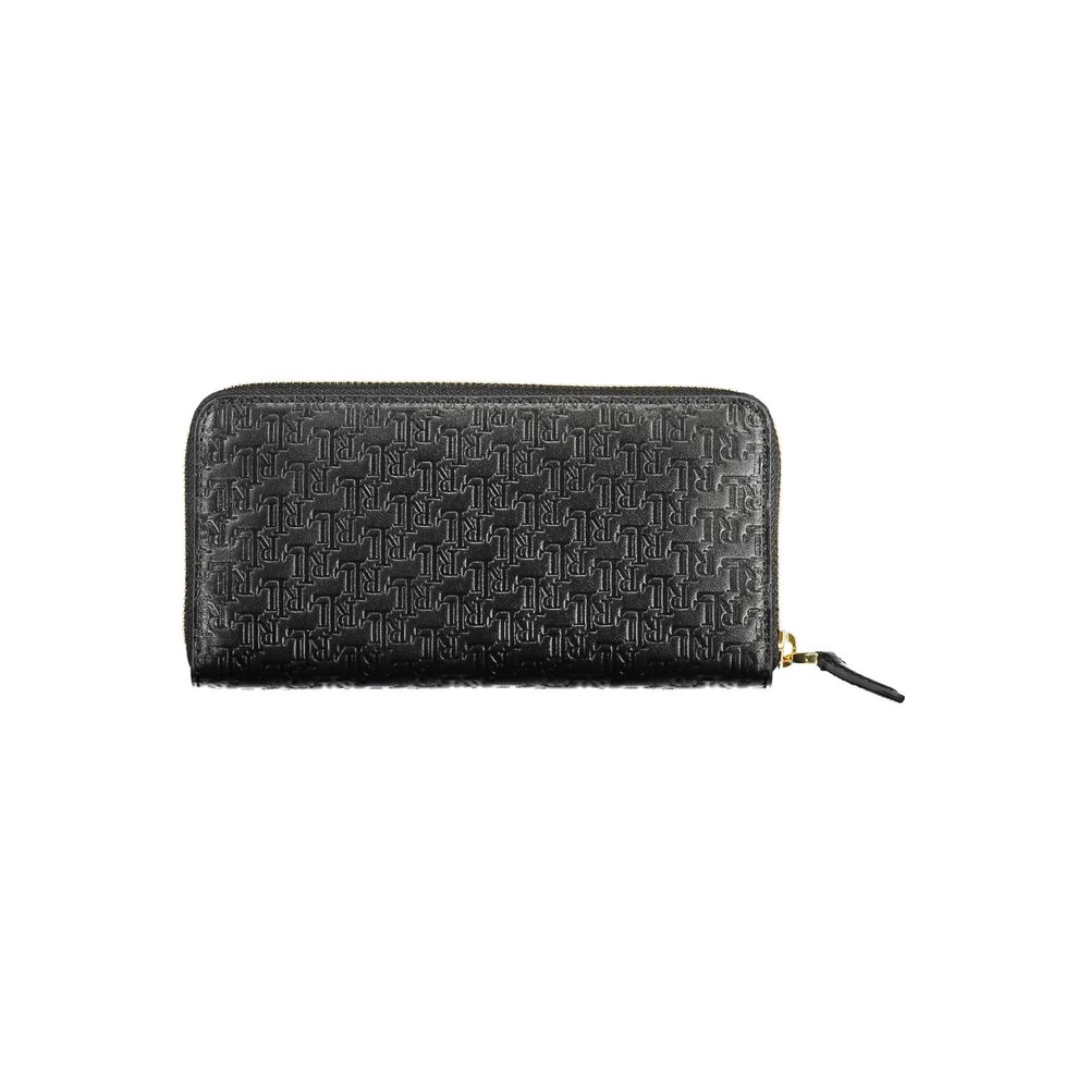 Black Leather Wallet - GLAMHUB BOUTIQUE 