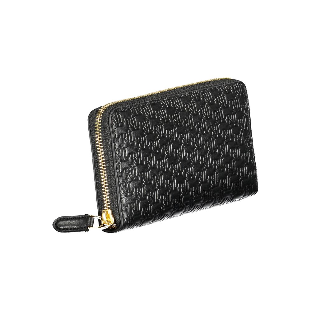 Black Leather Wallet - GLAMHUB BOUTIQUE 