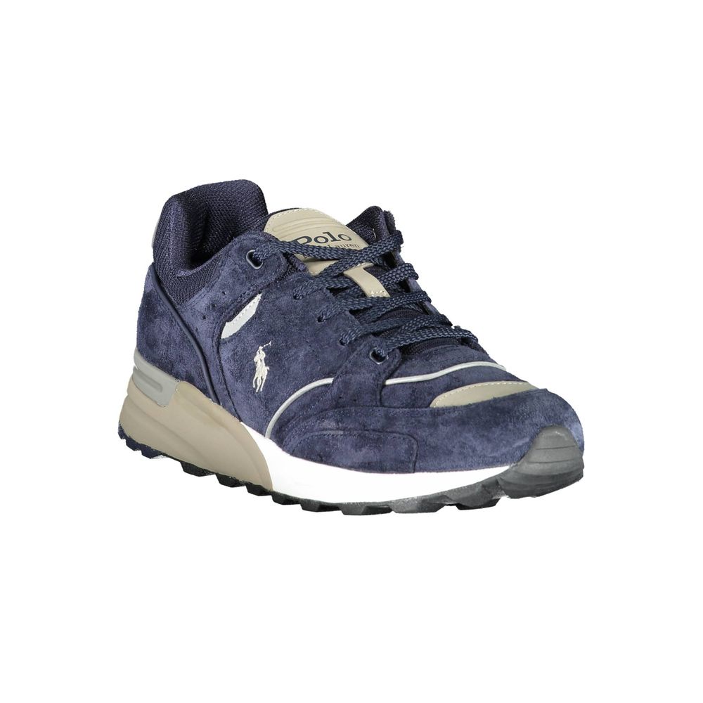 Blue Polyester Sneaker - GLAMHUB BOUTIQUE 