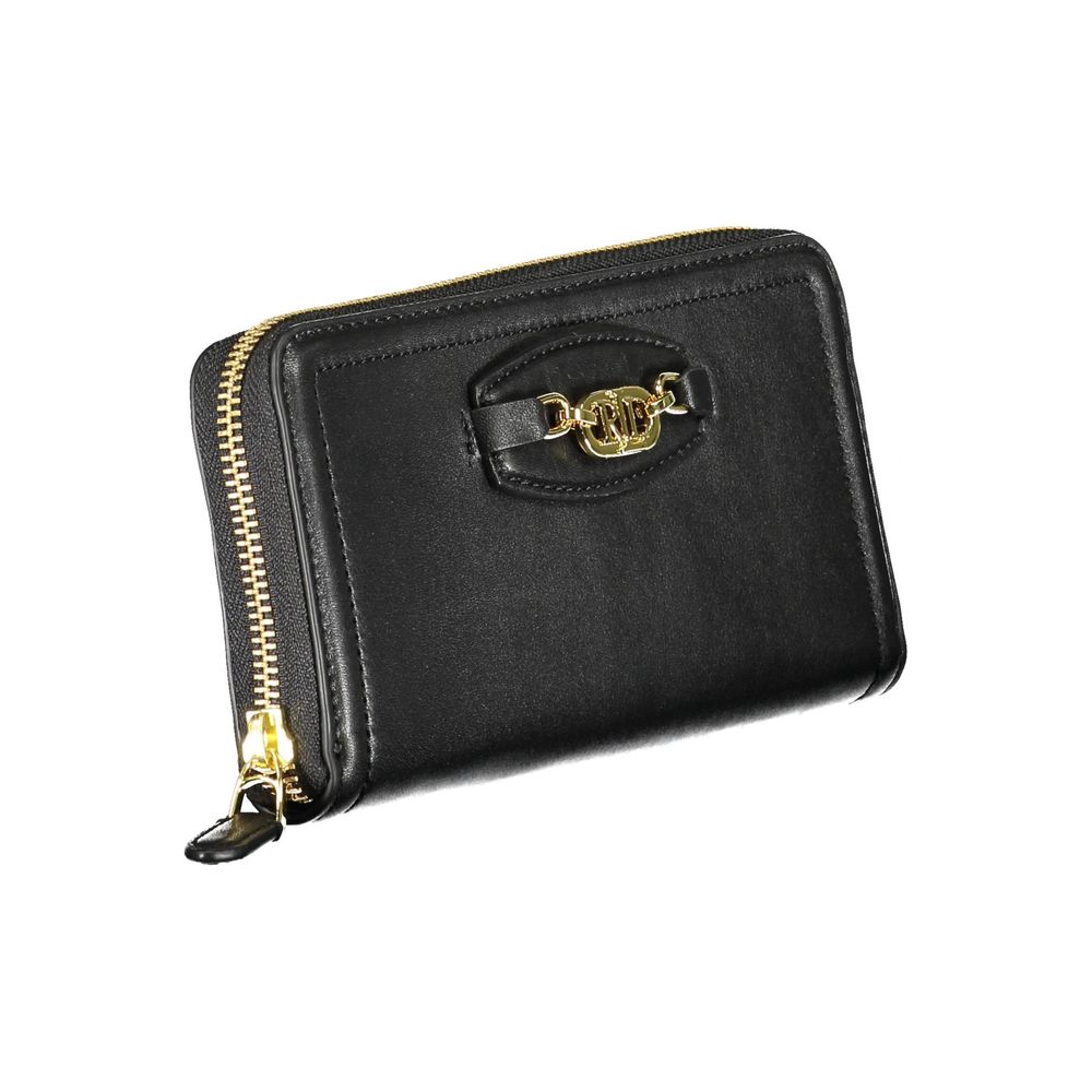 Black Polyethylene Wallet - GLAMHUB BOUTIQUE 