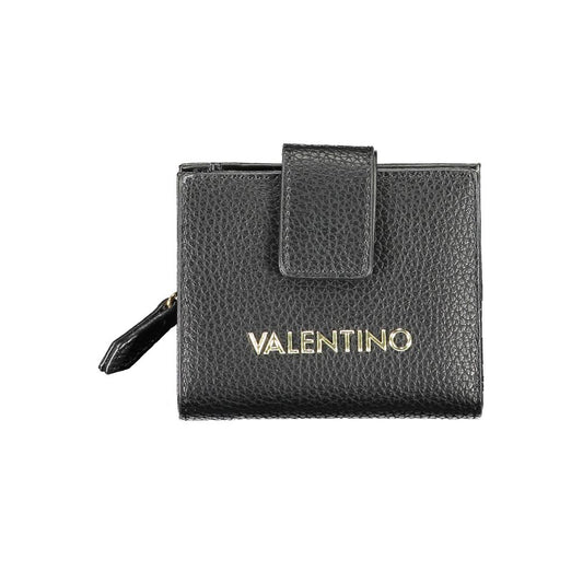 Black Polyethylene Wallet - GlamHub Luxury and Icon Brand Clothing