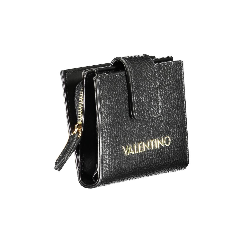 Black Polyethylene Wallet - GlamHub Luxury and Icon Brand Clothing