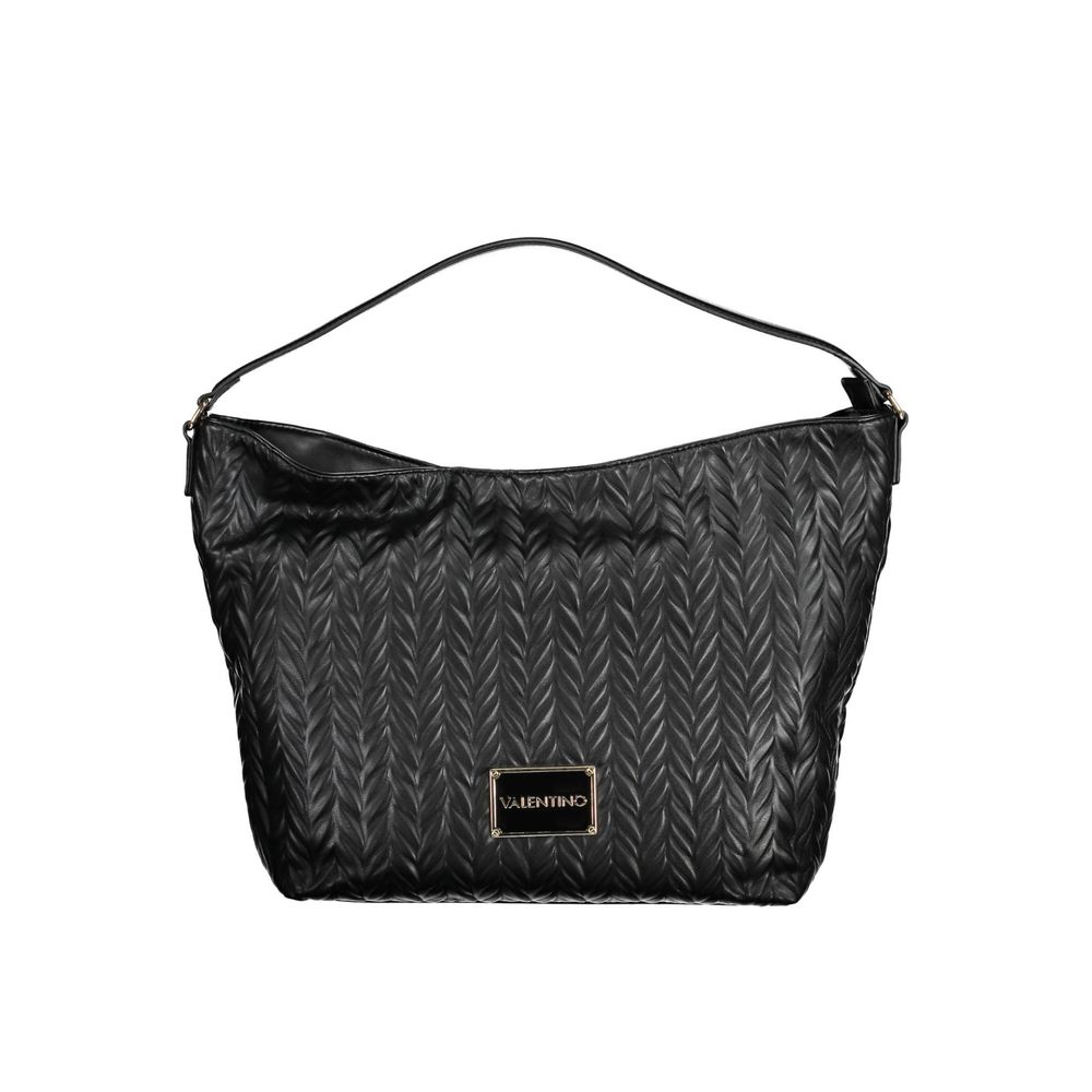 Black Polyethylene Handbag - GlamHub Luxury and Icon Brand Clothing