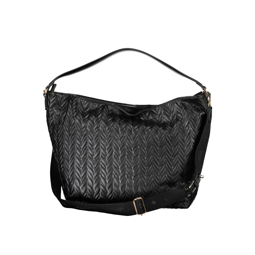 Black Polyethylene Handbag - GlamHub Luxury and Icon Brand Clothing