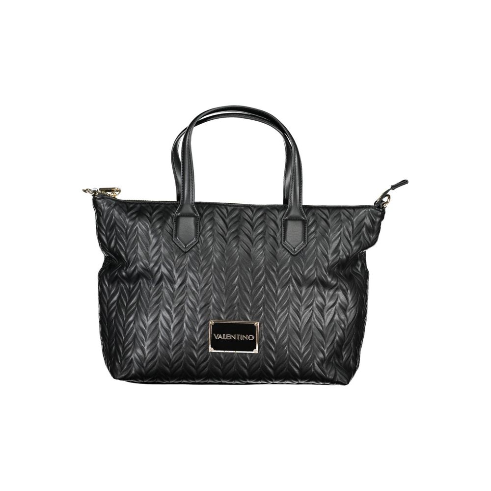 Black Polyethylene Handbag - GlamHub Luxury and Icon Brand Clothing