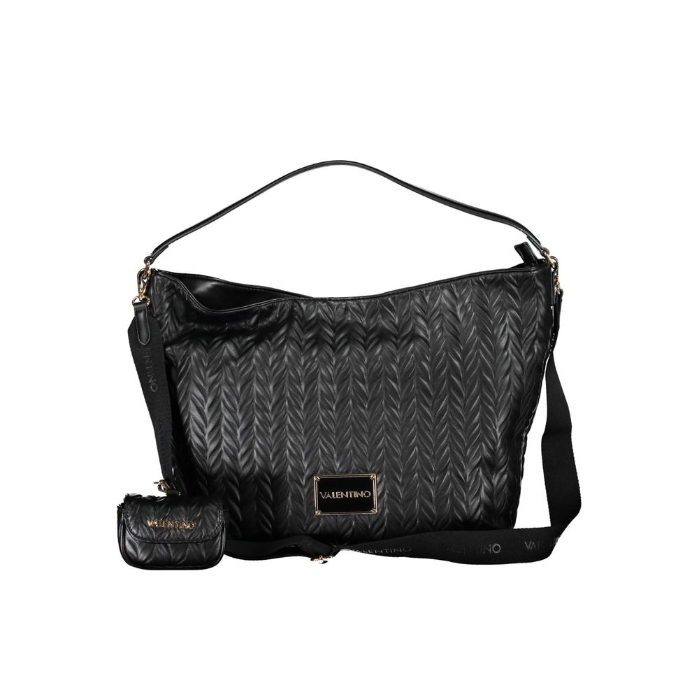 Black Polyethylene Handbag - GlamHub Luxury and Icon Brand Clothing