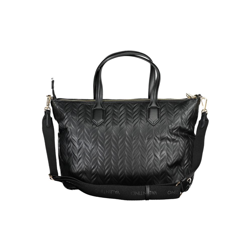 Black Polyethylene Handbag - GlamHub Luxury and Icon Brand Clothing