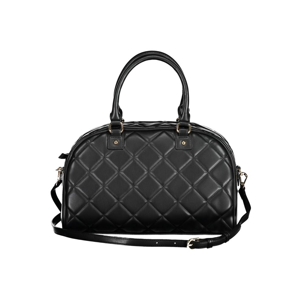 Black Polyethylene Handbag - GlamHub Luxury and Icon Brand Clothing