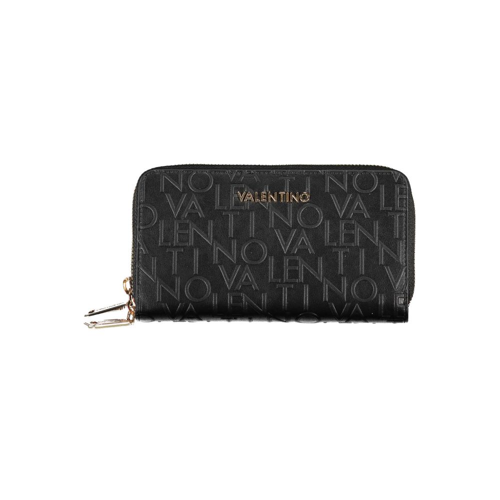 Black Polyethylene Wallet - GlamHub Luxury and Icon Brand Clothing