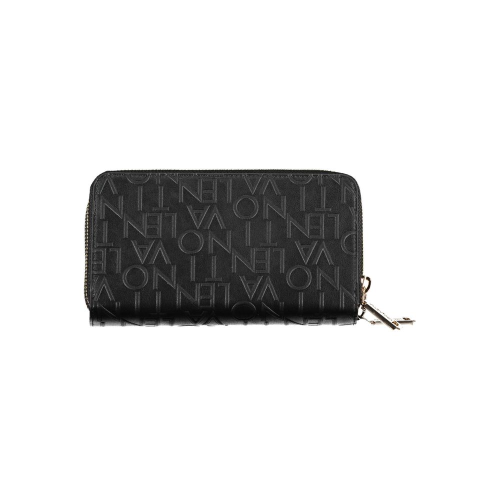 Black Polyethylene Wallet - GlamHub Luxury and Icon Brand Clothing