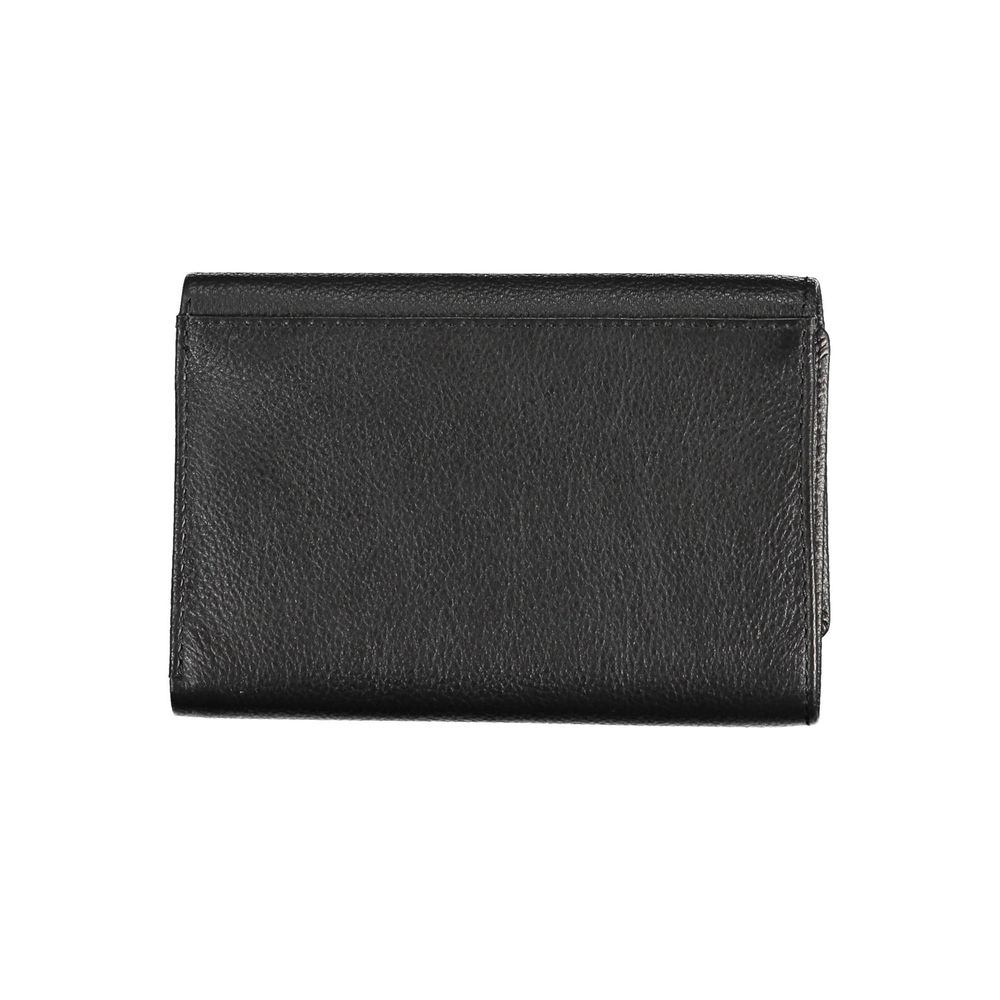 Black Polyethylene Wallet - GlamHub Luxury and Icon Brand Clothing