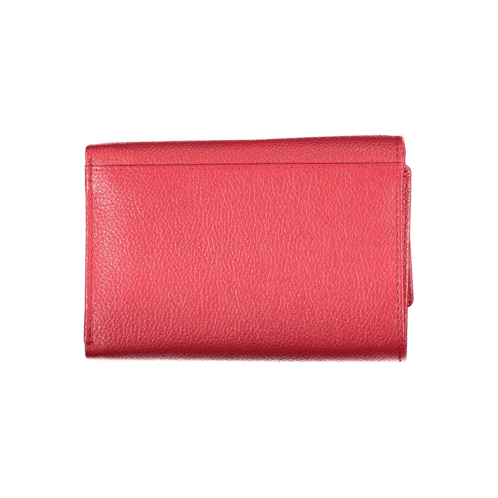 Red Polyethylene Wallet - GlamHub Luxury and Icon Brand Clothing