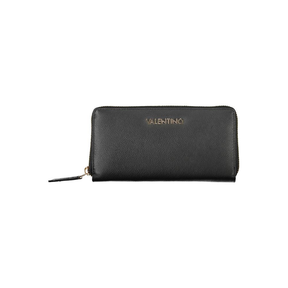 Black Polyethylene Wallet - GlamHub Luxury and Icon Brand Clothing