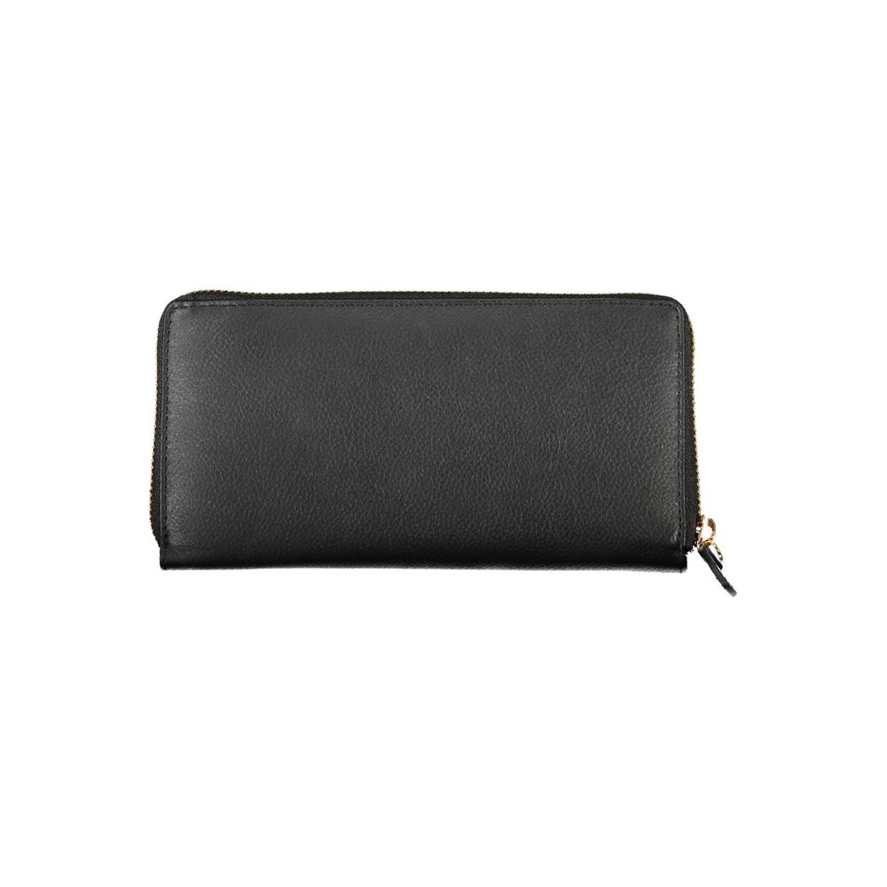 Black Polyethylene Wallet - GlamHub Luxury and Icon Brand Clothing