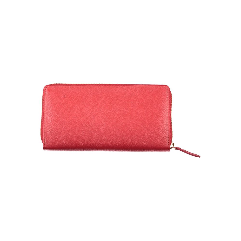 Red Polyethylene Wallet - GlamHub Luxury and Icon Brand Clothing