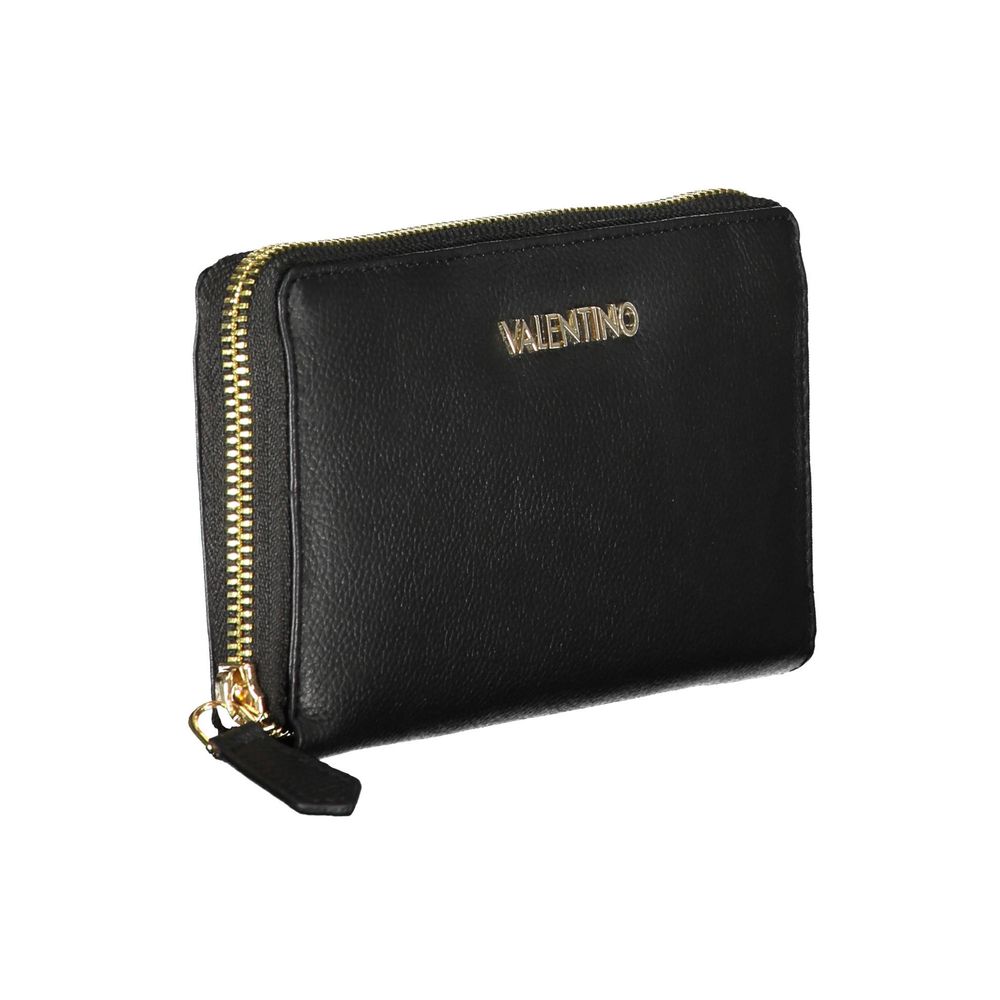 Black Polyethylene Wallet - GlamHub Luxury and Icon Brand Clothing