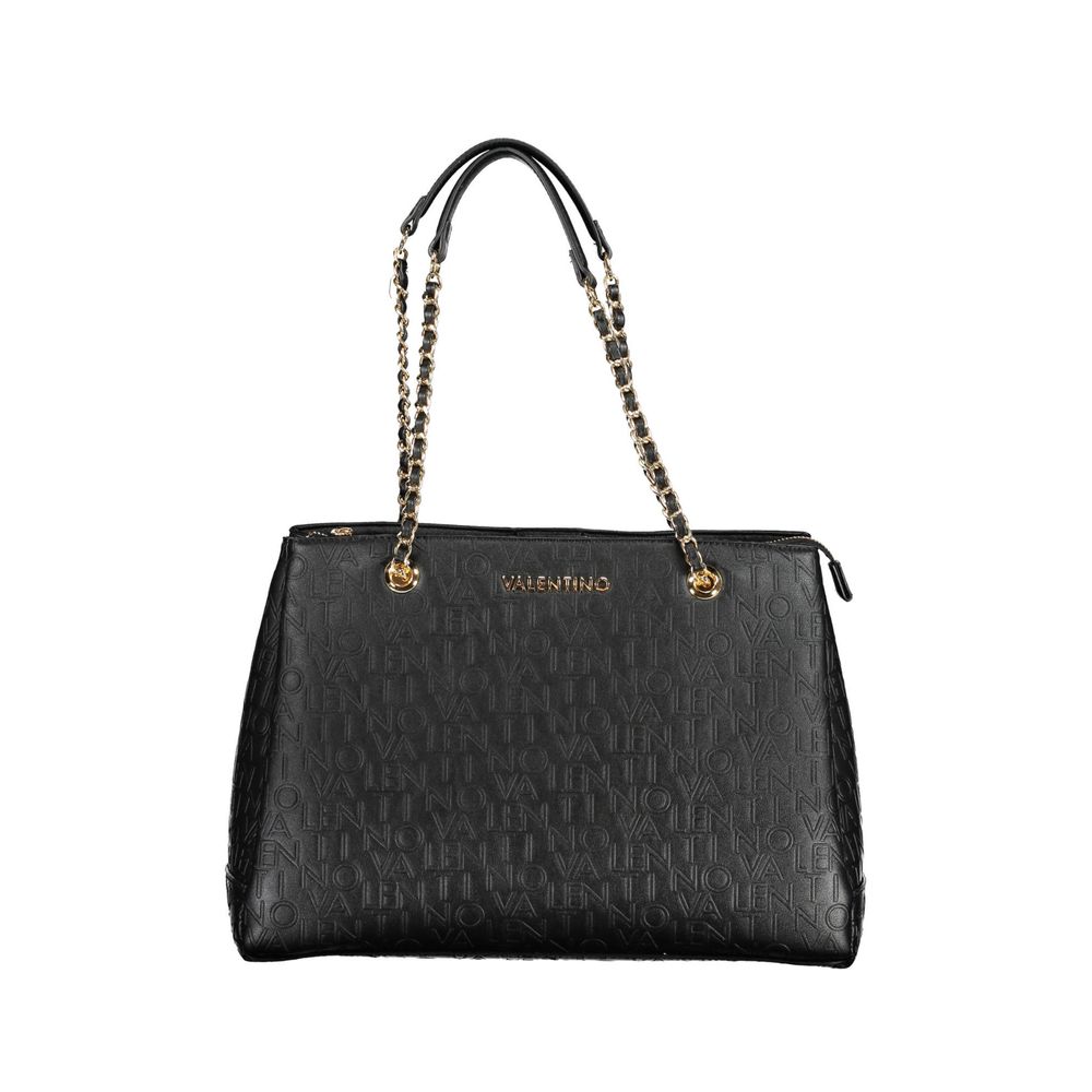 Black Polyethylene Handbag - GlamHub Luxury and Icon Brand Clothing