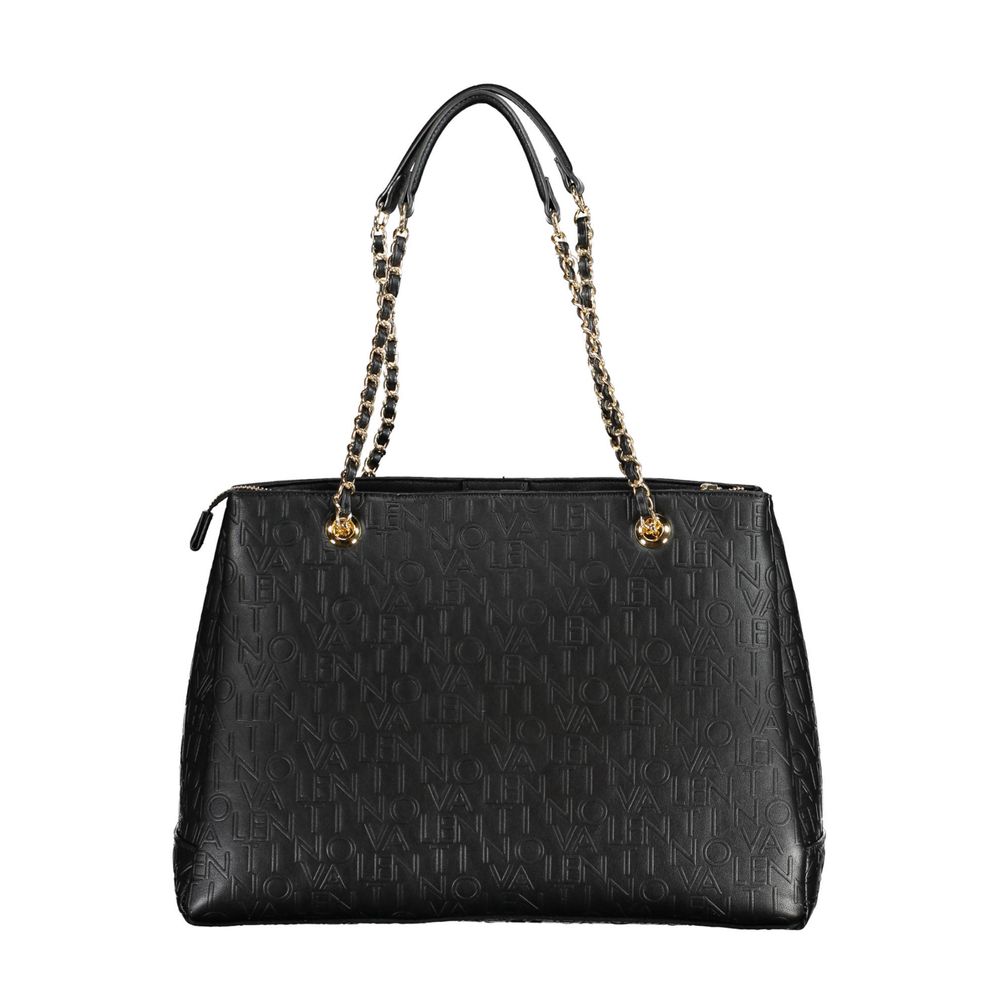 Black Polyethylene Handbag - GlamHub Luxury and Icon Brand Clothing