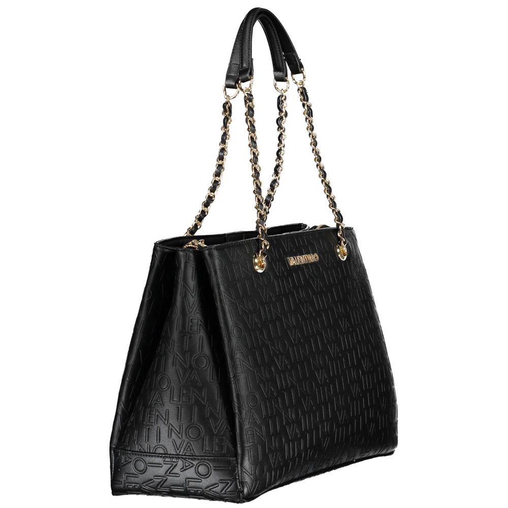 Black Polyethylene Handbag - GlamHub Luxury and Icon Brand Clothing