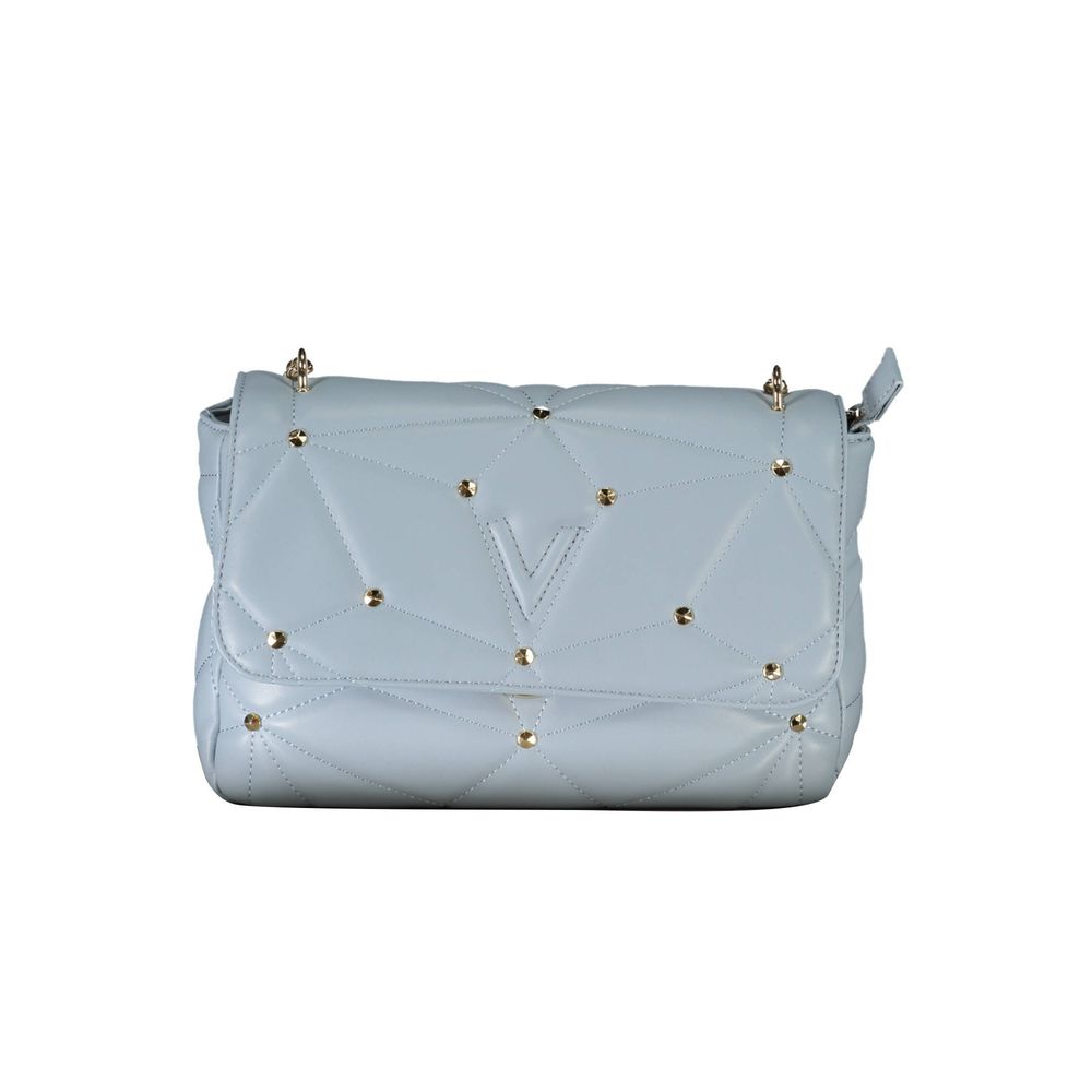 Light Blue Polyethylene Handbag - GlamHub Luxury and Icon Brand Clothing