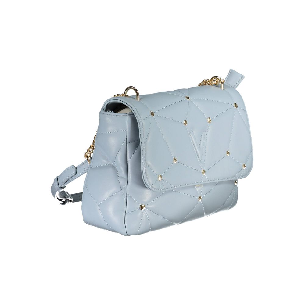 Light Blue Polyethylene Handbag - GlamHub Luxury and Icon Brand Clothing