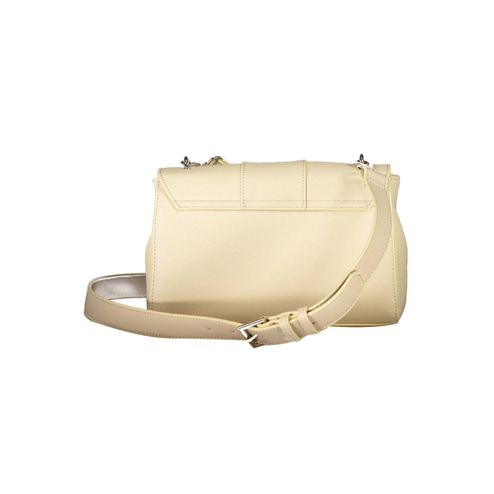 Beige Polyethylene Handbag - GlamHub Luxury and Icon Brand Clothing