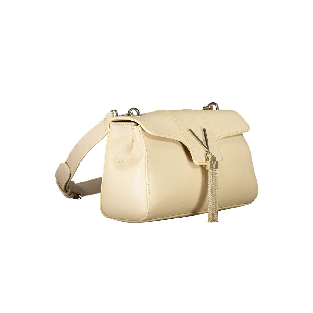 Beige Polyethylene Handbag - GlamHub Luxury and Icon Brand Clothing