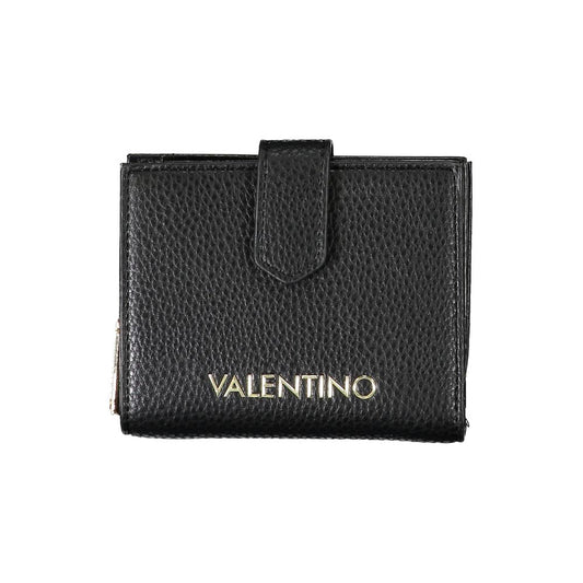 Black Polyethylene Wallet - GlamHub Luxury and Icon Brand Clothing