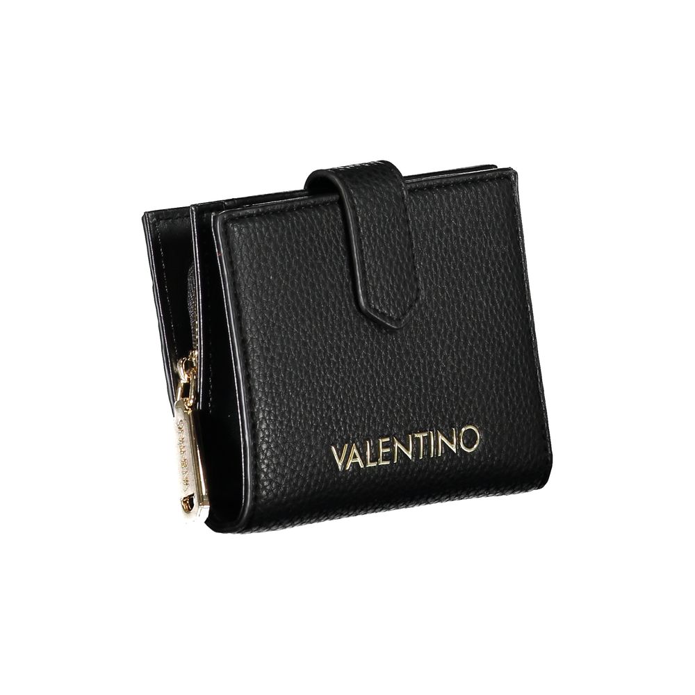 Black Polyethylene Wallet - GlamHub Luxury and Icon Brand Clothing