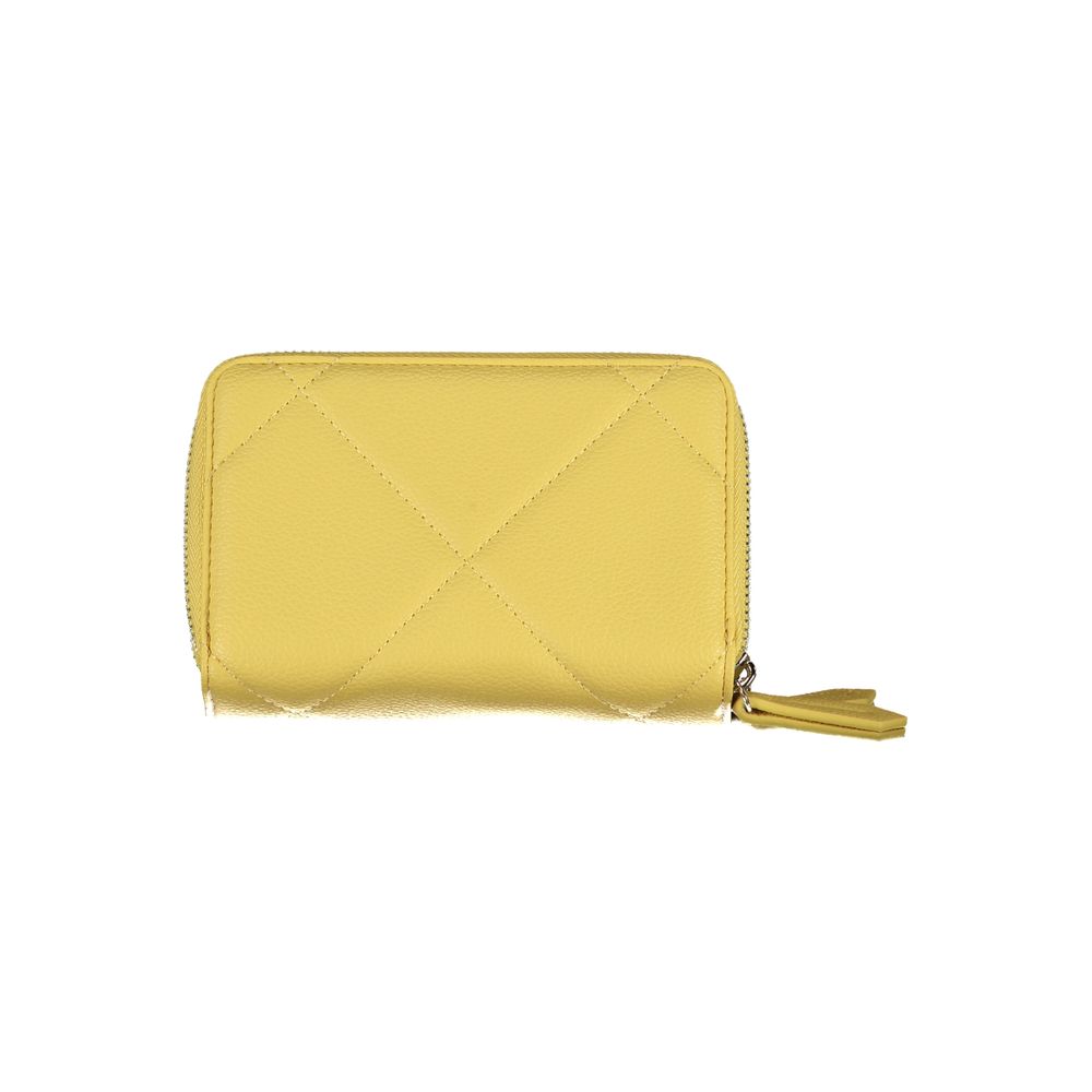 Yellow Polyethylene Wallet - GlamHub Luxury and Icon Brand Clothing