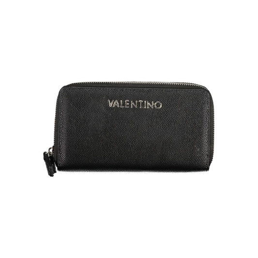 Black Polyethylene Wallet - GlamHub Luxury and Icon Brand Clothing