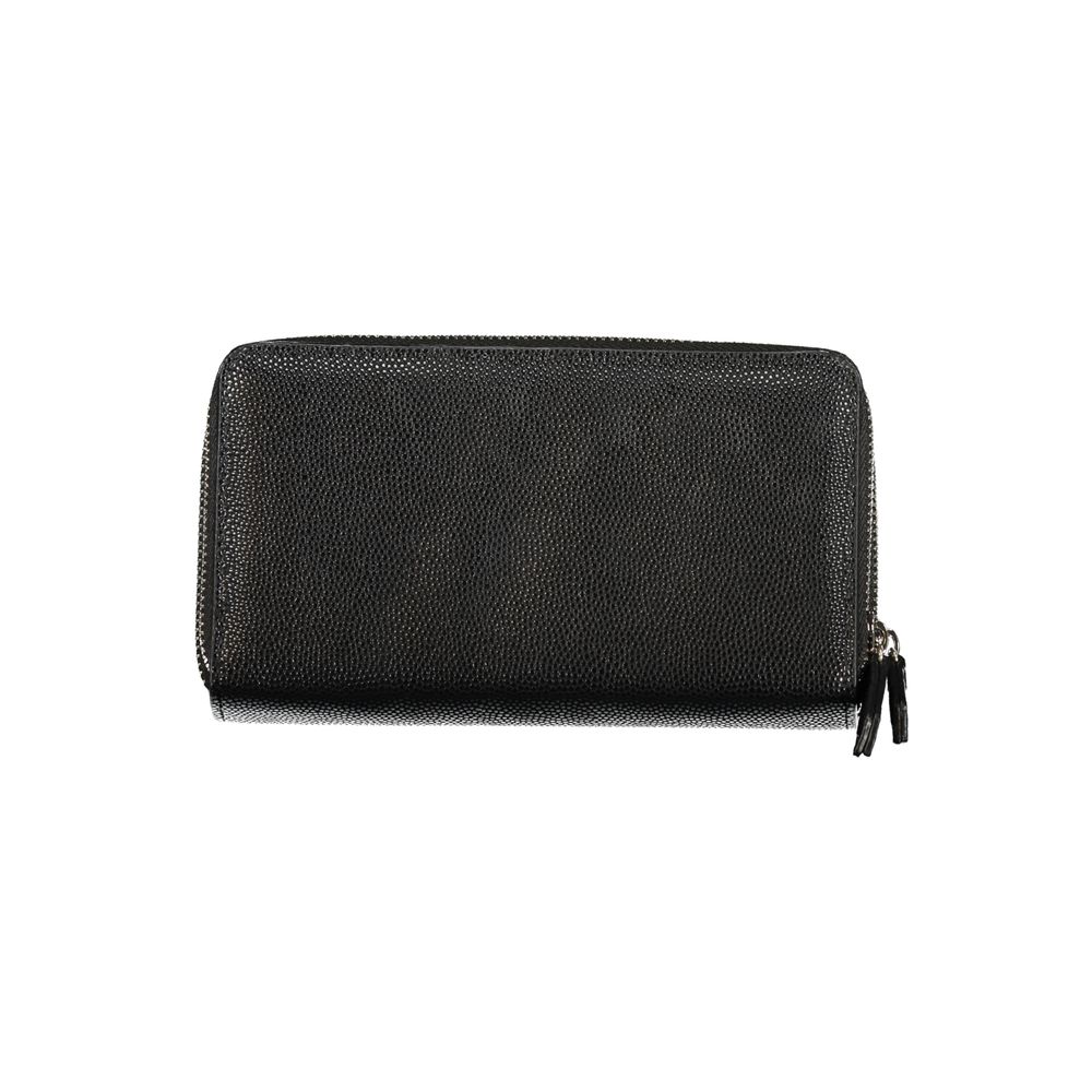 Black Polyethylene Wallet - GlamHub Luxury and Icon Brand Clothing