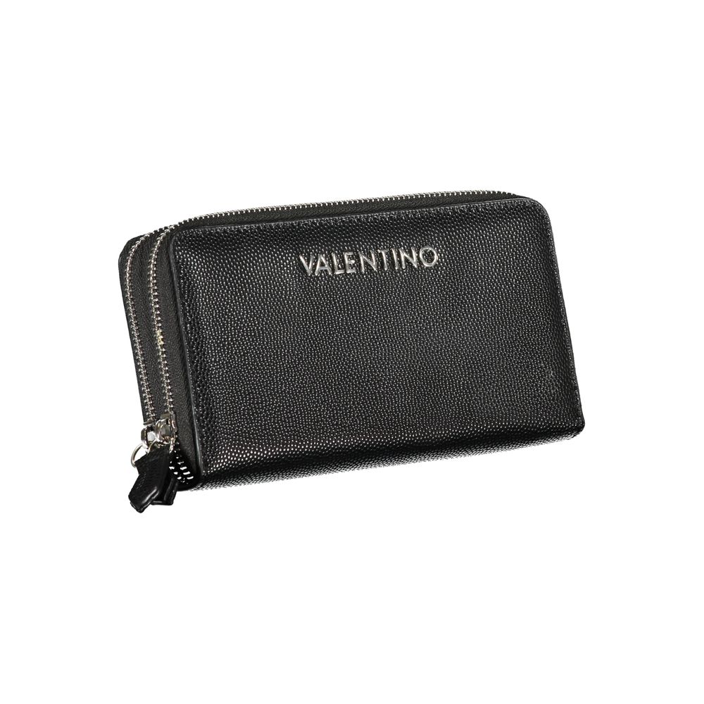 Black Polyethylene Wallet - GlamHub Luxury and Icon Brand Clothing