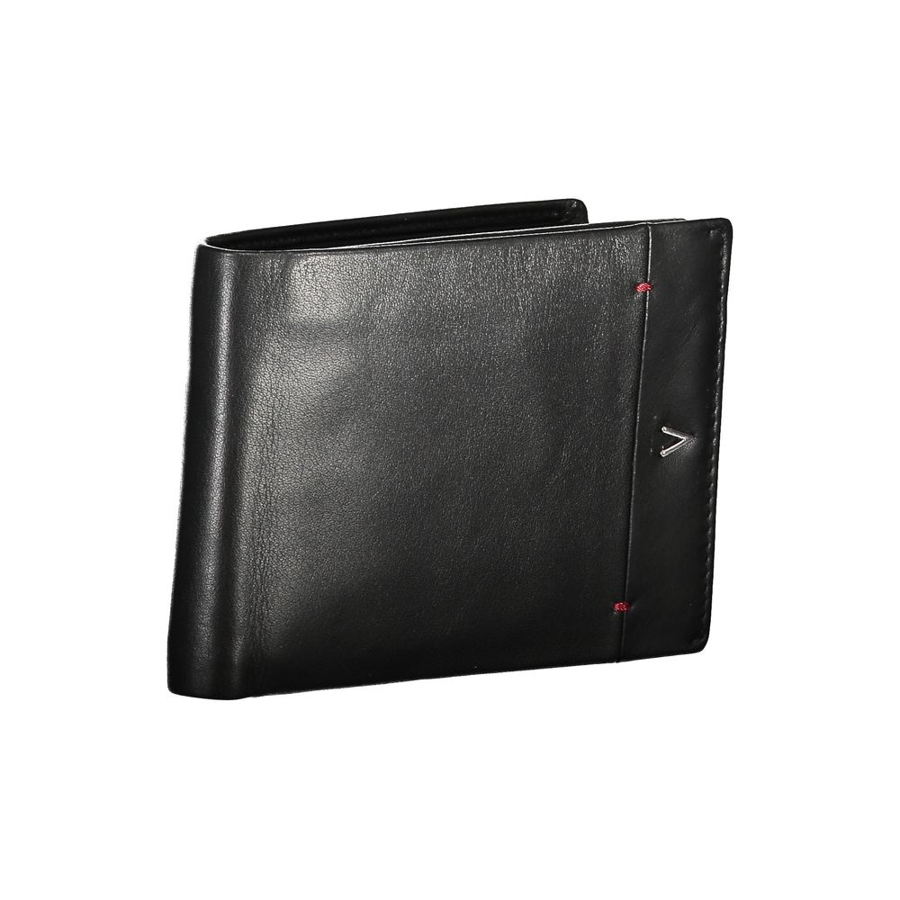 Black Polyethylene Wallet - GlamHub Luxury and Icon Brand Clothing