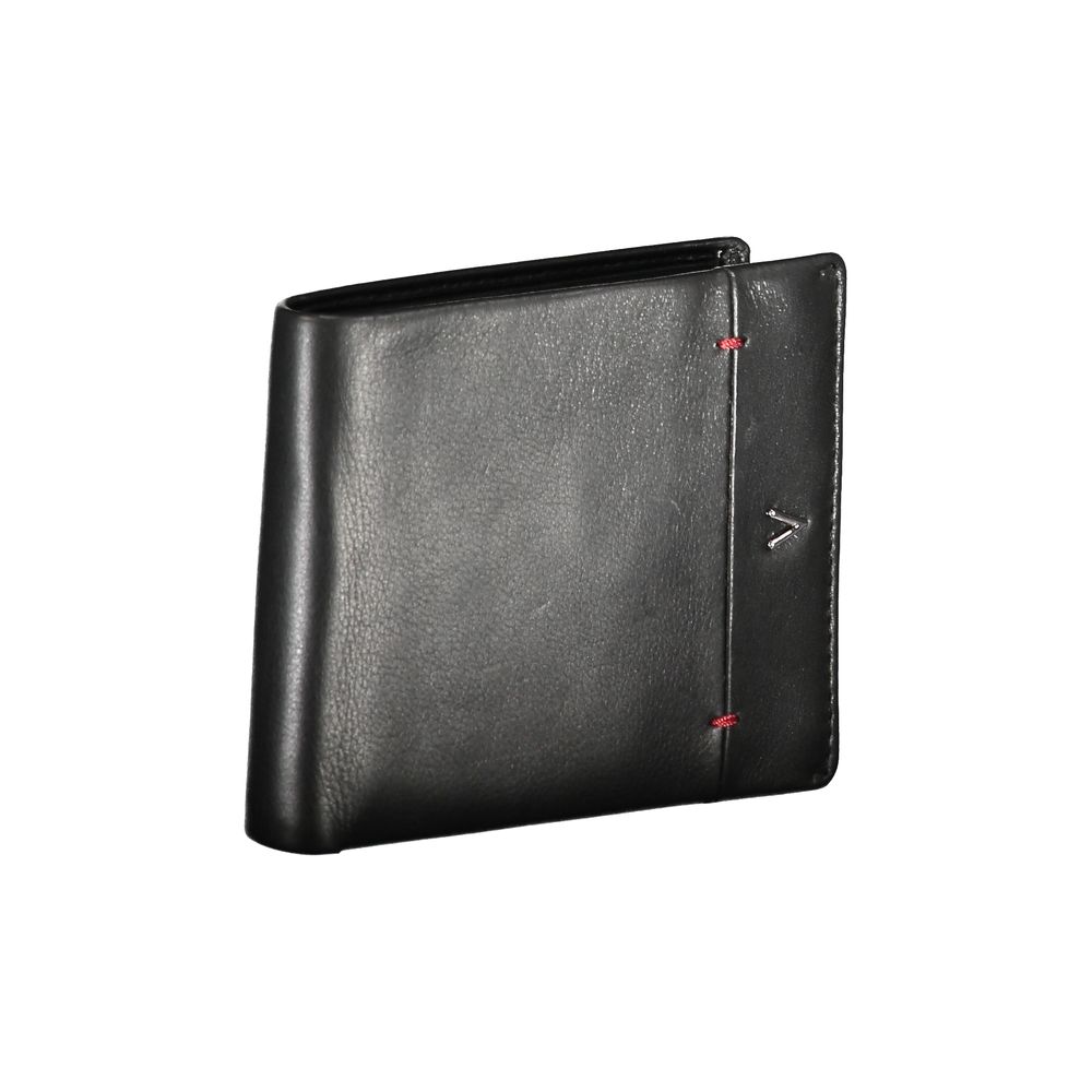 Black Polyethylene Wallet - GlamHub Luxury and Icon Brand Clothing